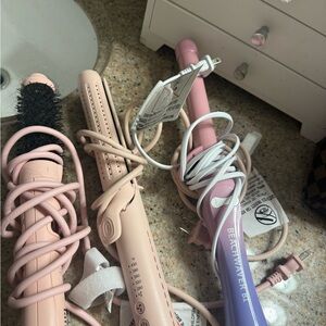 Pink and Purple Hair Styling Set